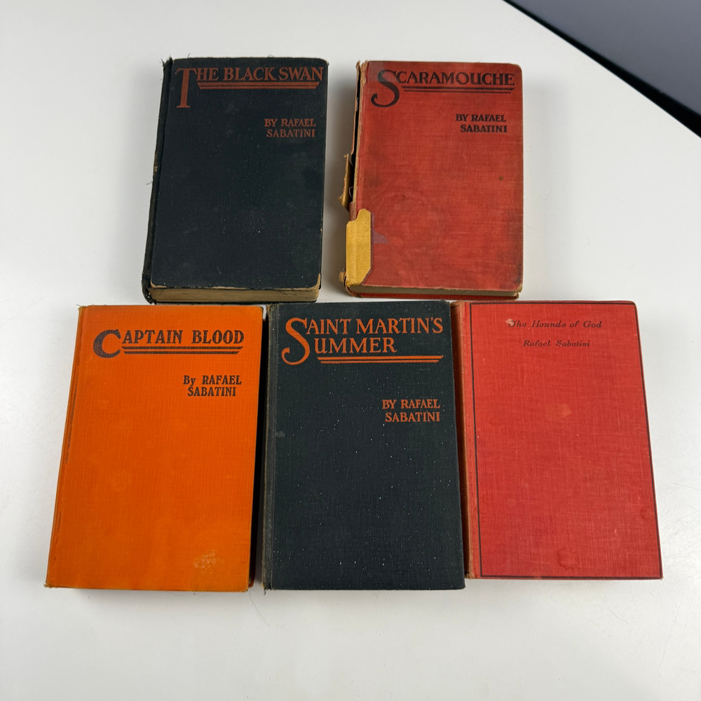collection 5 hardcover books by Rafael Sabatini 1923-1933 see description title